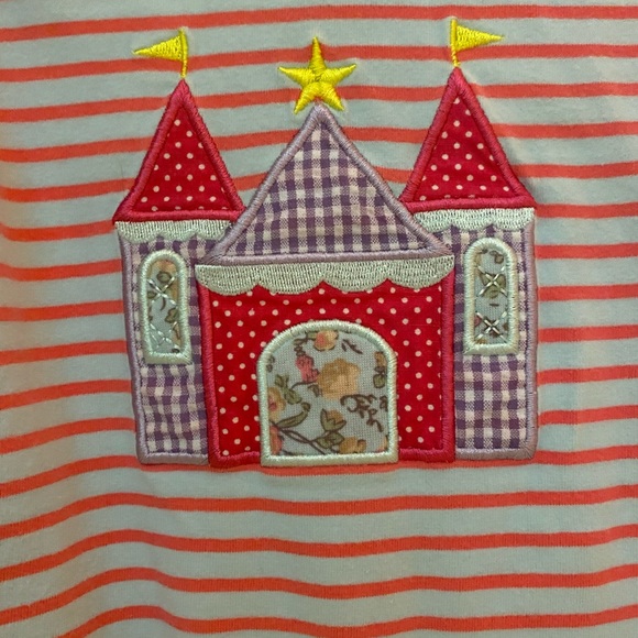 Baby girl castle romper - Picture 3 of 3